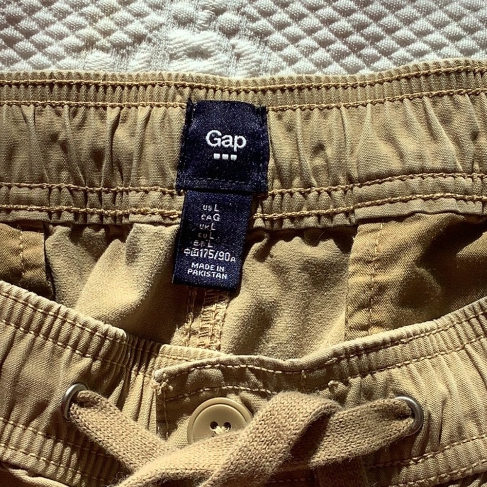 GAP Factory Mens Tan Sweatpants Joggers - Picture 7 of 8